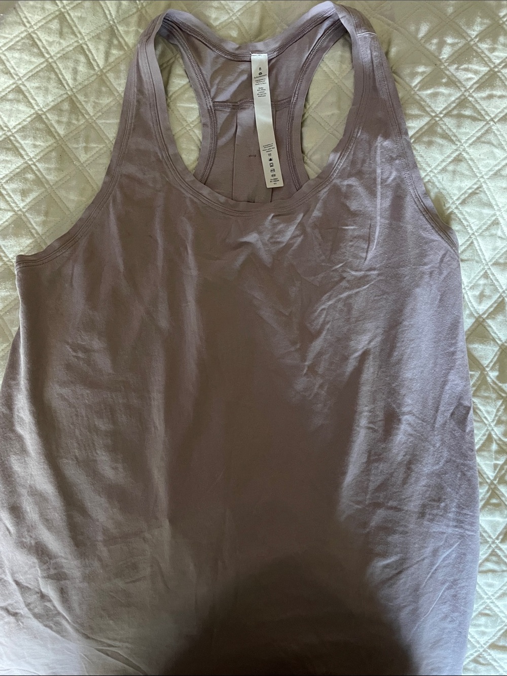 lululemon athletica Lavender Racerback Tank